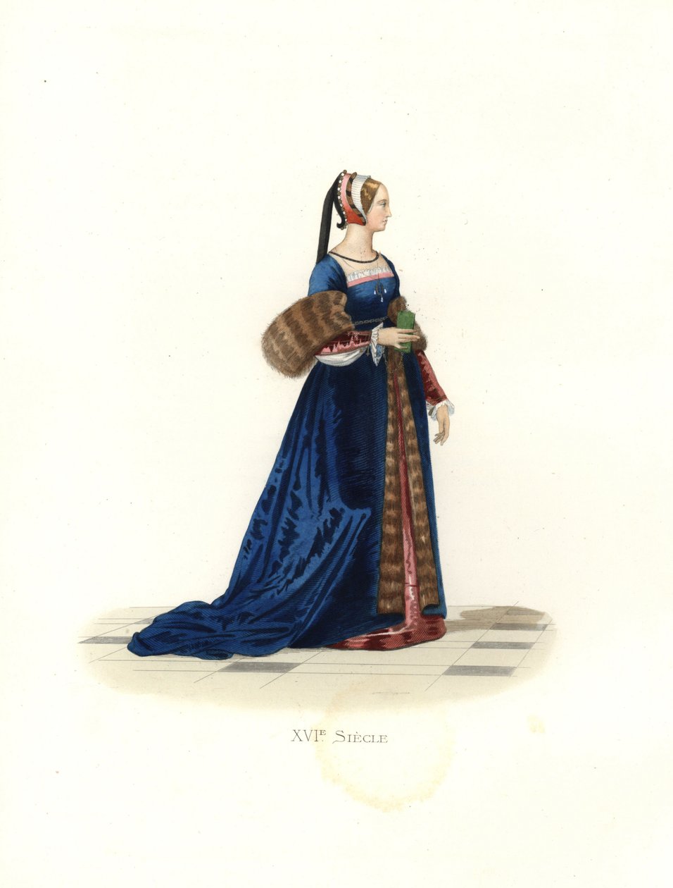 Dama en la corte de Francisco I de Edmond Lechevallier Chevignard
