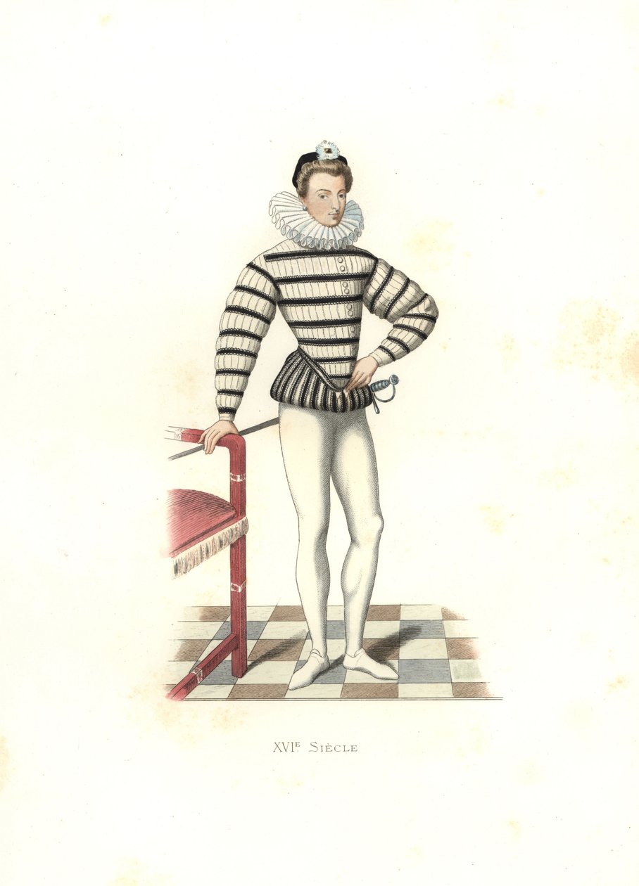 Retrato de Saint-Megrin, Francia de Edmond Lechevallier Chevignard