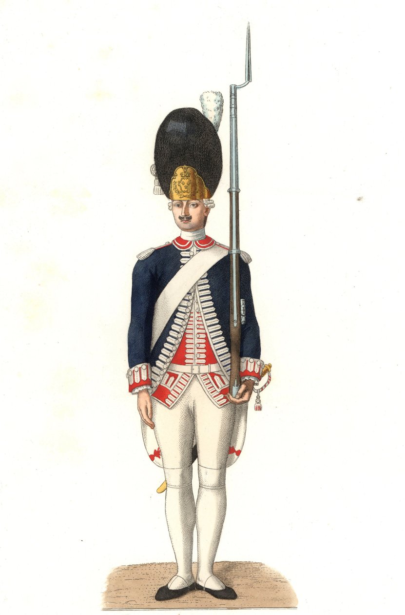 Soldado de la Guardia Francesa de Edmond Lechevallier Chevignard