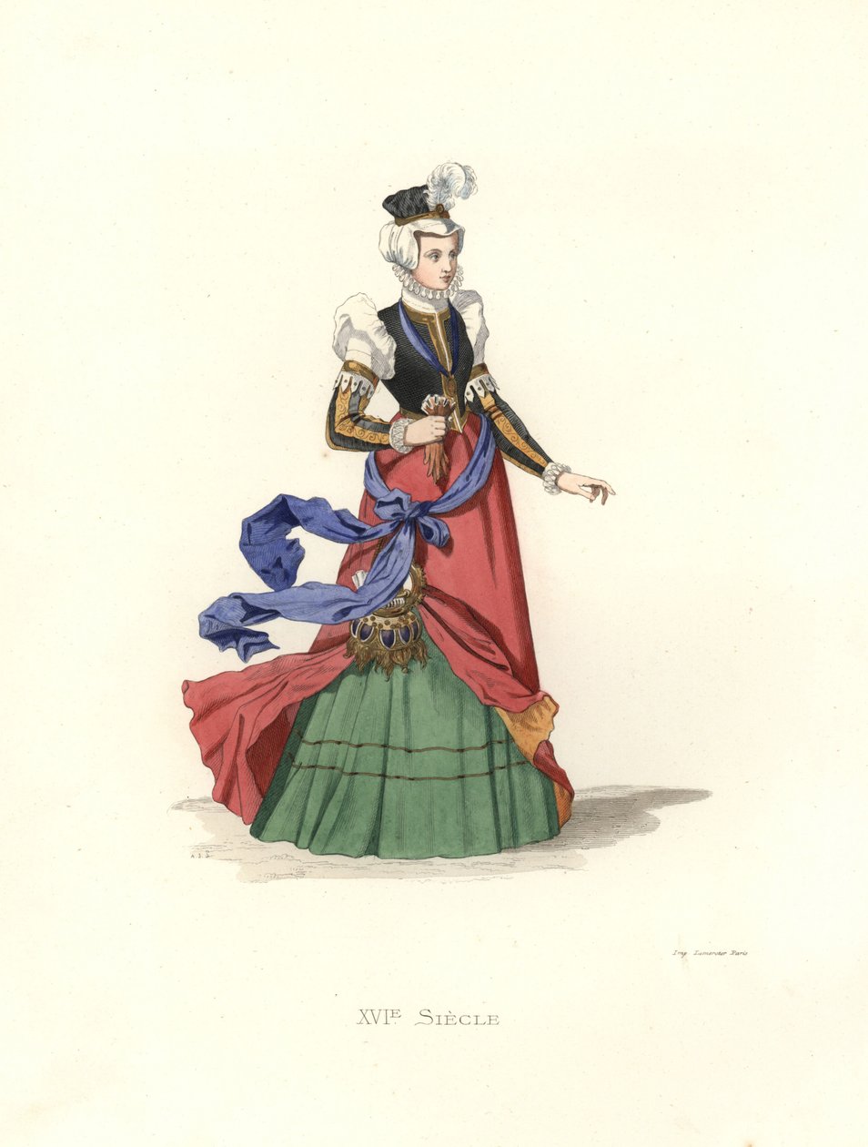 Dama suiza de Edmond Lechevallier Chevignard