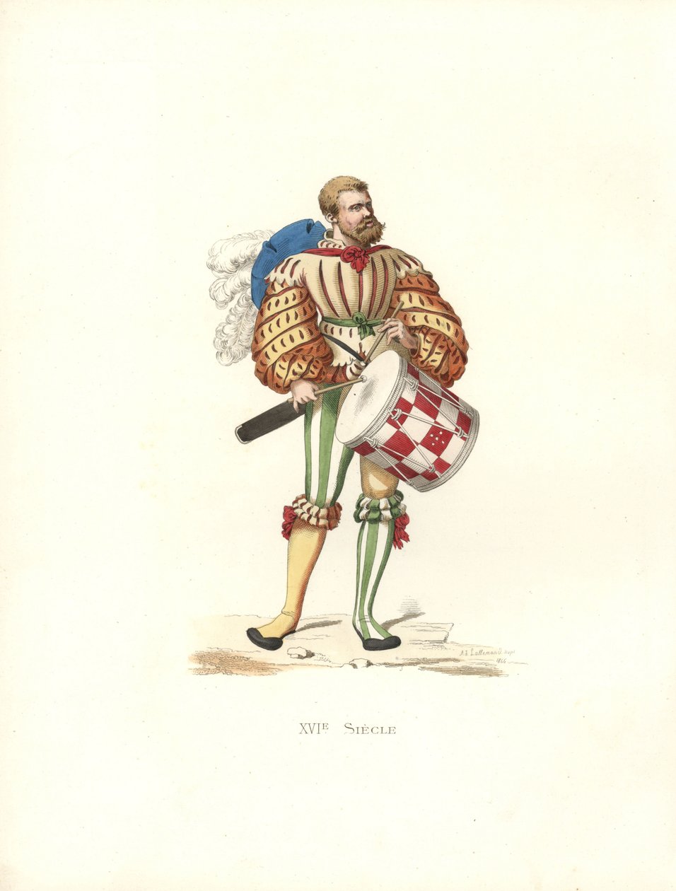 Tambor militar alemán de Edmond Lechevallier Chevignard