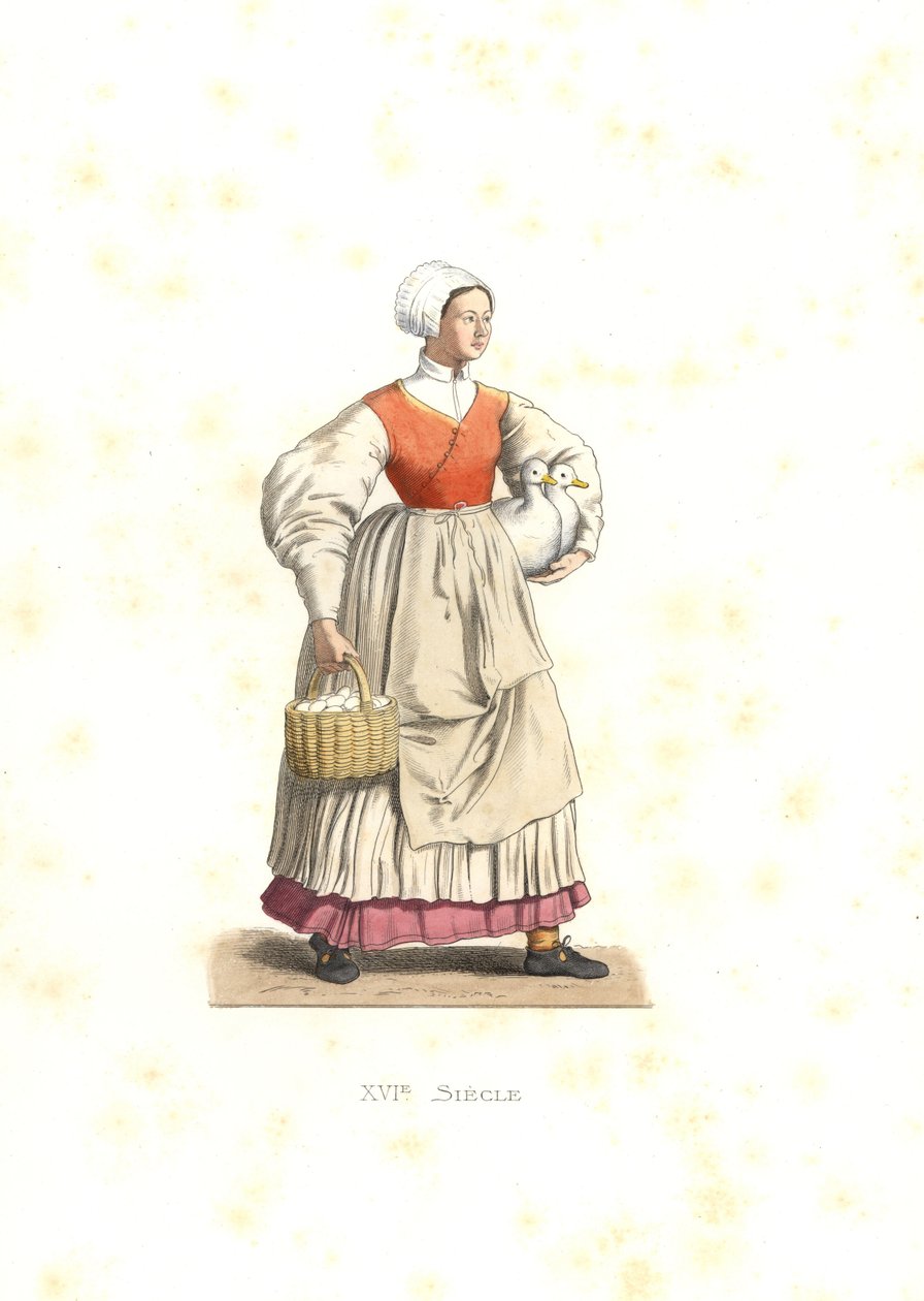Campesina de Francia de Edmond Lechevallier Chevignard
