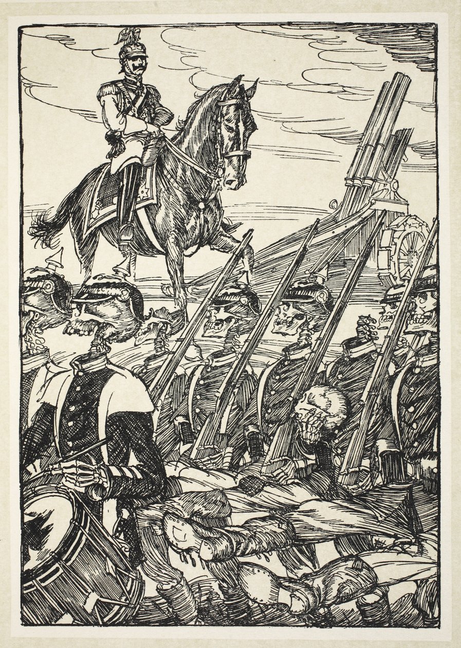 Ave Kaiser, Imperator Moriture, Mortui te Salutamus, ilustración de The Kaiser
