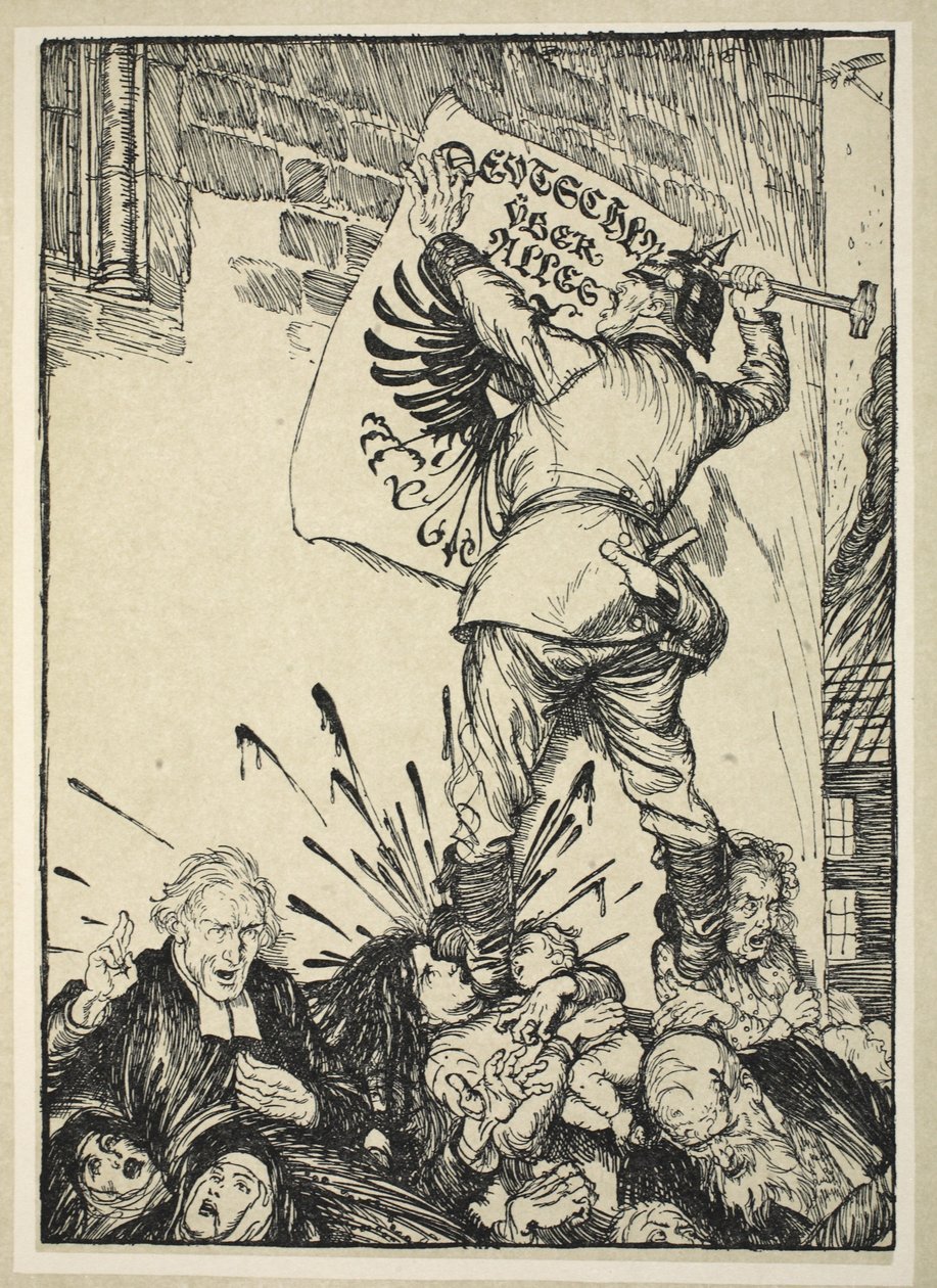 Deutschland Uber Alles, ilustración de The Kaiser
