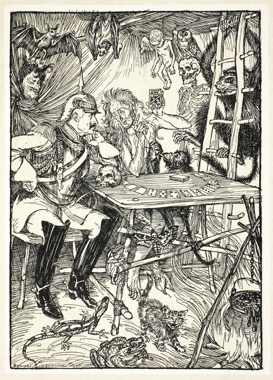 El Rey de Tréboles (La Fortuna del Kaiser), ilustración de The Kaiser