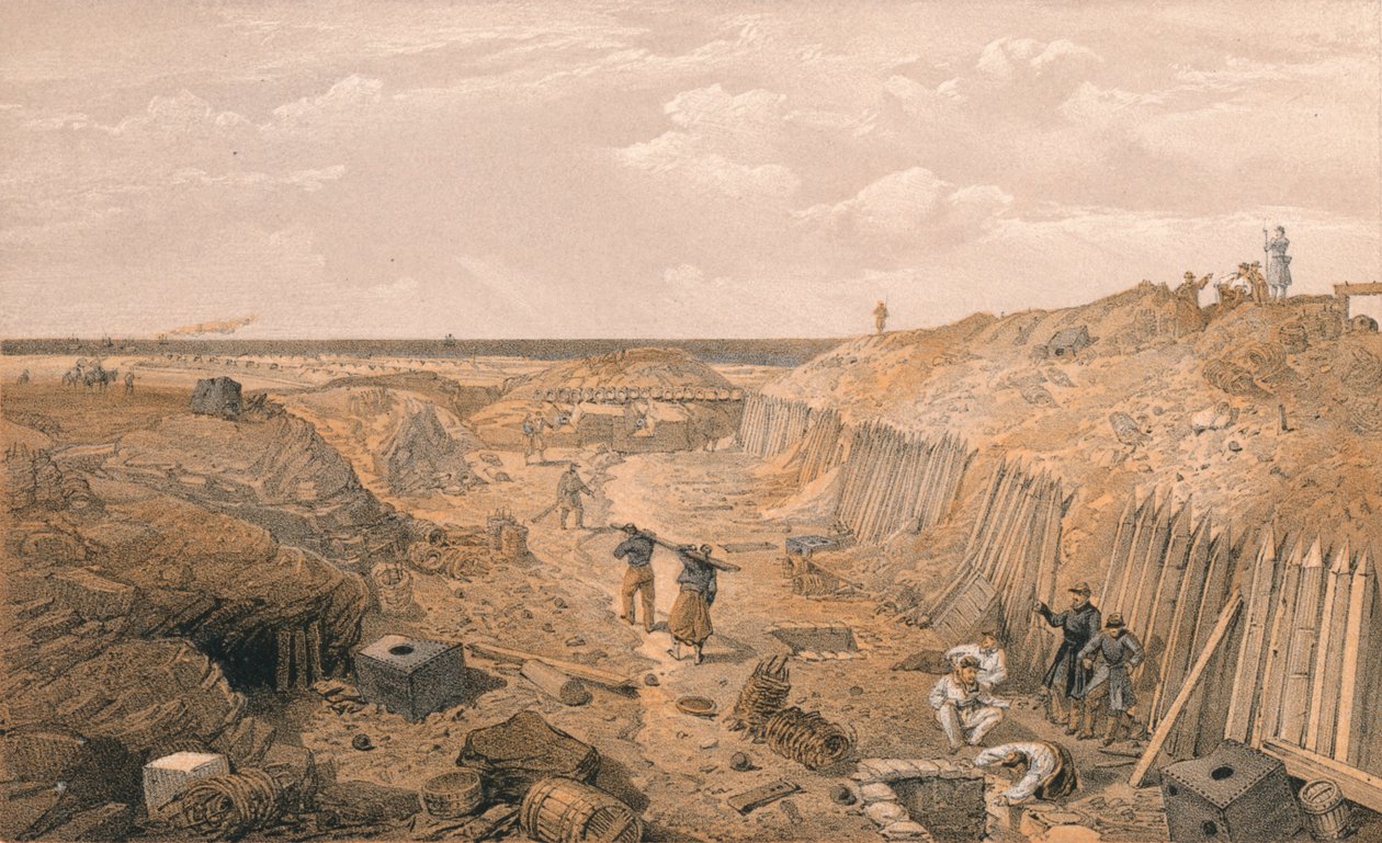 Foso del Bastión Du Mat de Edmund Walker