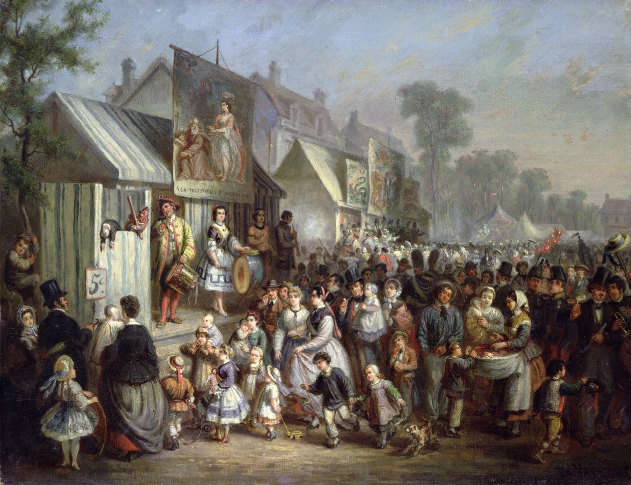 Una fiesta en Saint-Cloud durante el Segundo Imperio de Edouard Vaumort