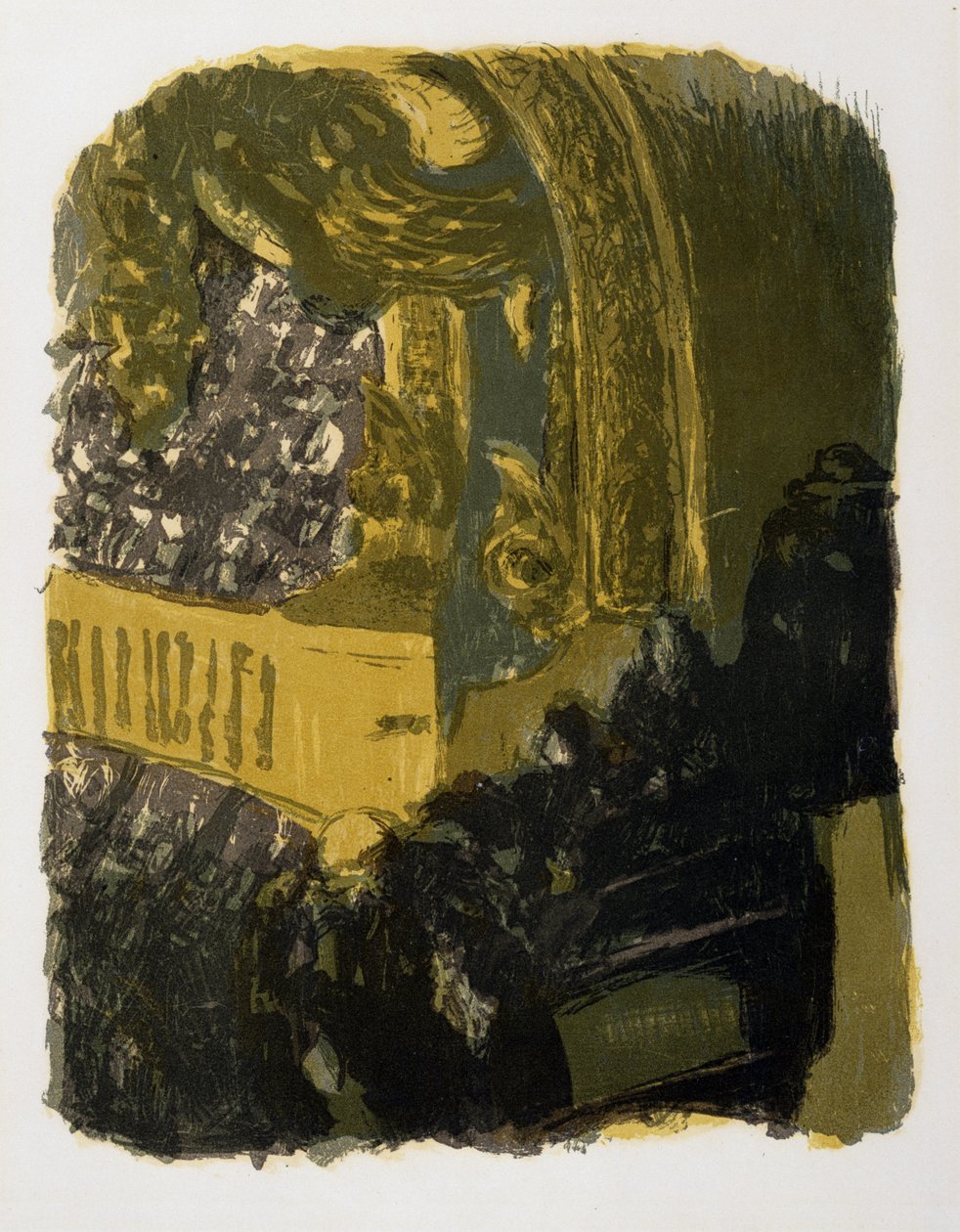 Balcón en el teatro, 1900 de Edouard Vuillard