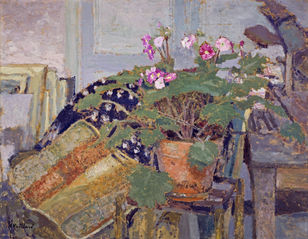 Le Pot de fleurs de Edouard Vuillard