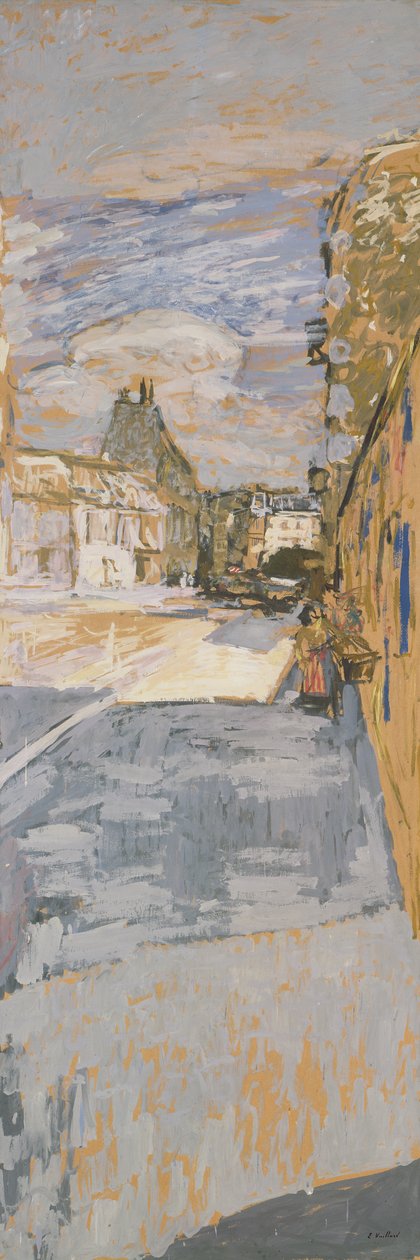 Rues de Paris (panel 2 de 6), c.1908 de Edouard Vuillard