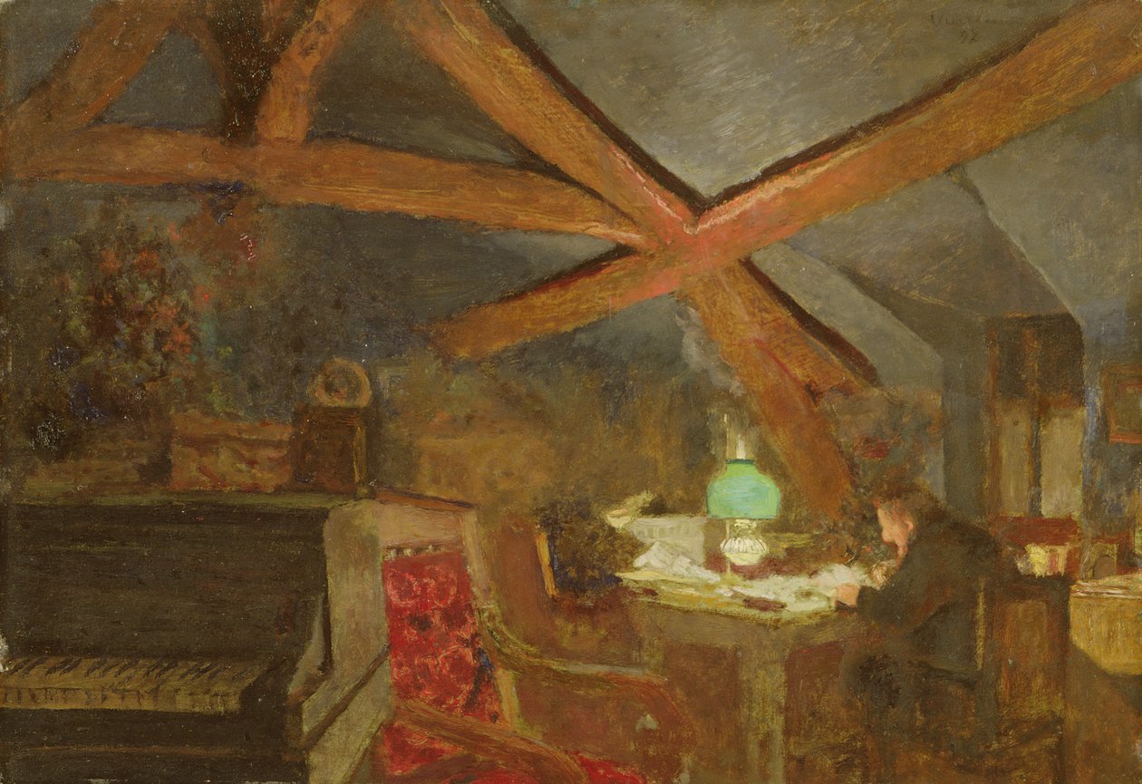 El ático, 1897 de Edouard Vuillard