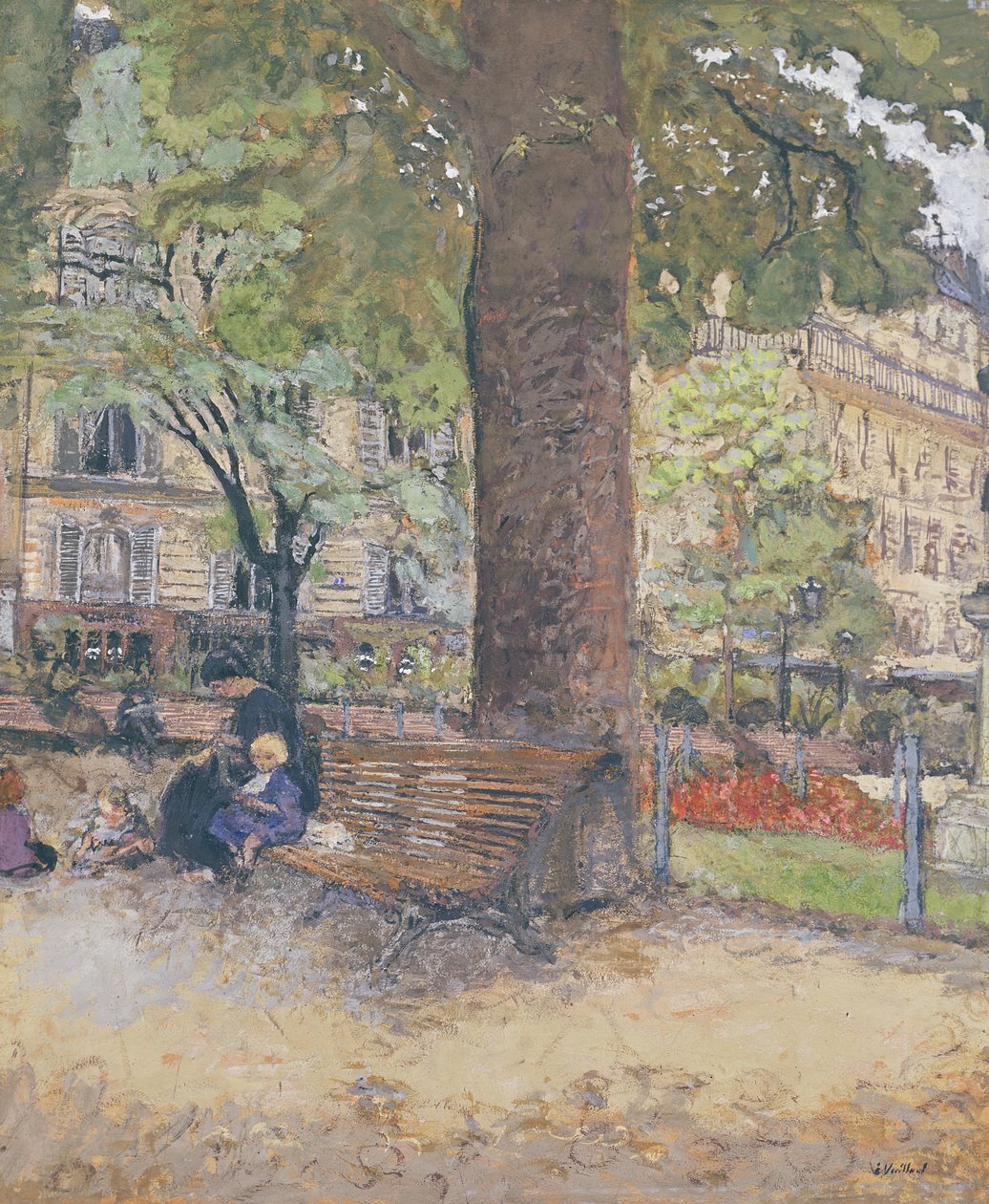La plaza en Vintimille, c.1925 de Edouard Vuillard