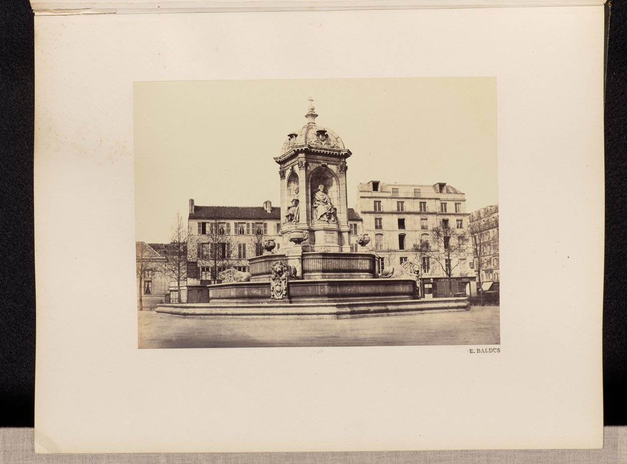 [Fontaine Saint Sulpice] (nº 76) de Édouard Baldus