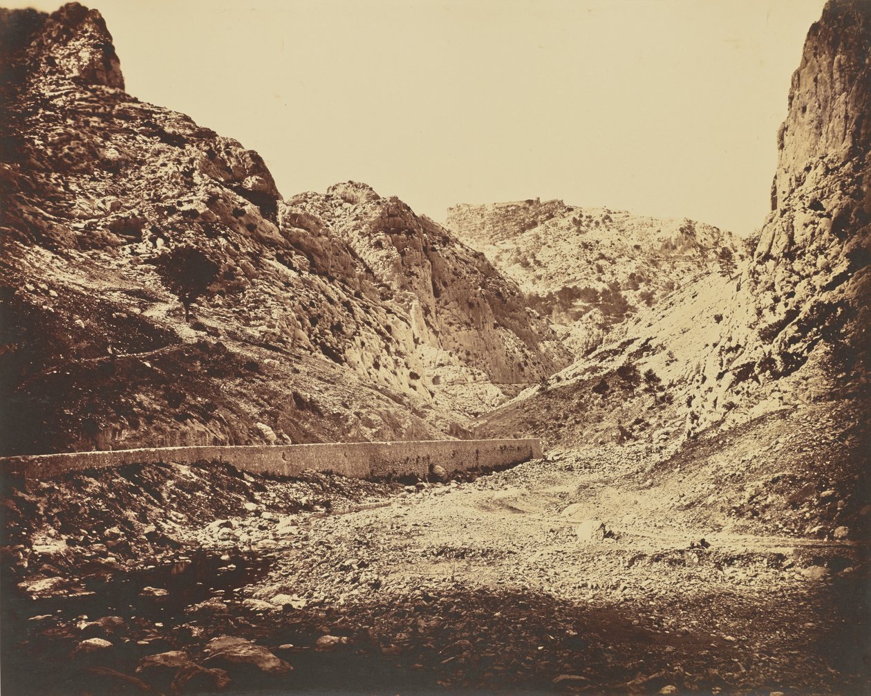 Gargantas de Ollioules. de Édouard Baldus