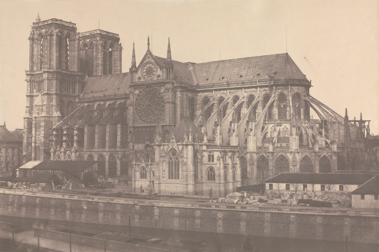 Notre Dame, París de Édouard Baldus