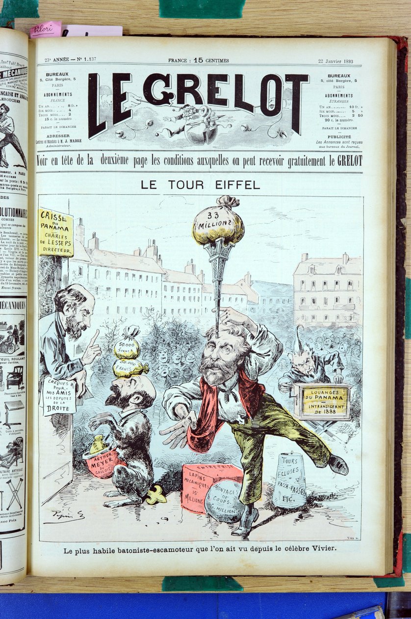 Portada de Le Grelot de Edouard Guillaumin Pepin