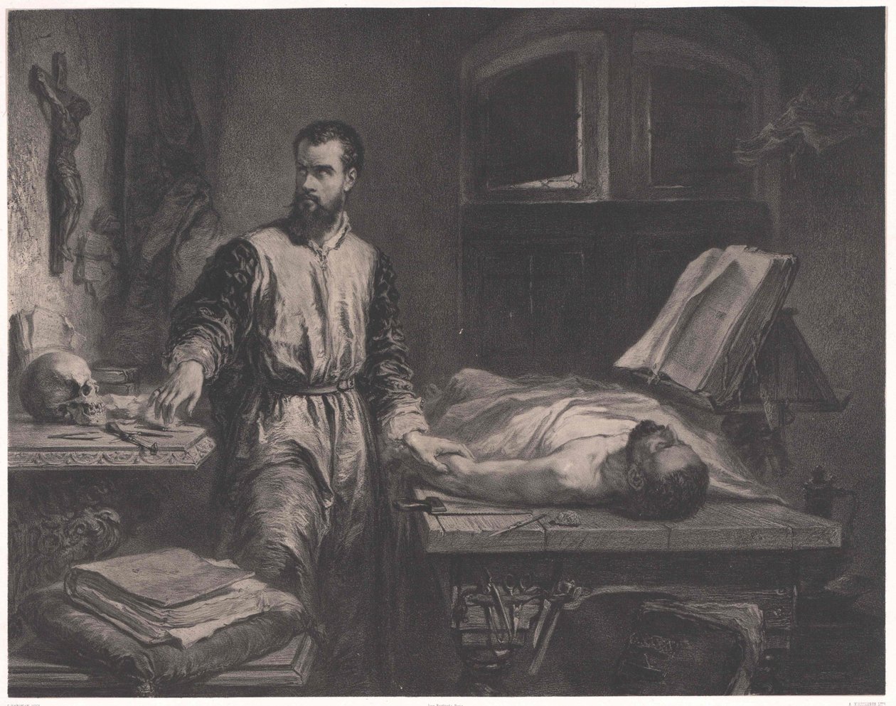 Andrew Vesalius de Edouard Jean Conrad (after) Hamman