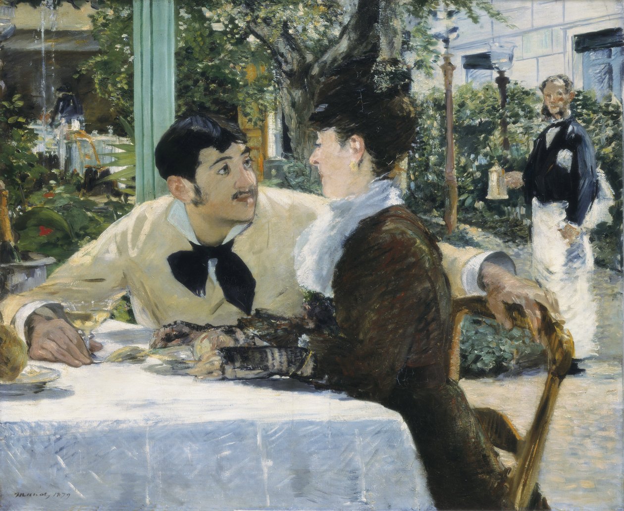 En Pere Lathuille. 1879 (óleo sobre lienzo) de Édouard Manet