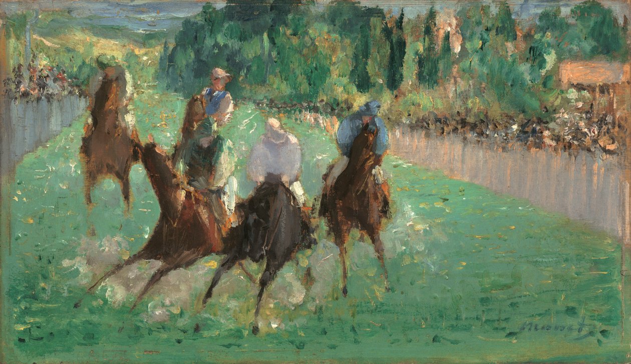 En las carreras de Édouard Manet