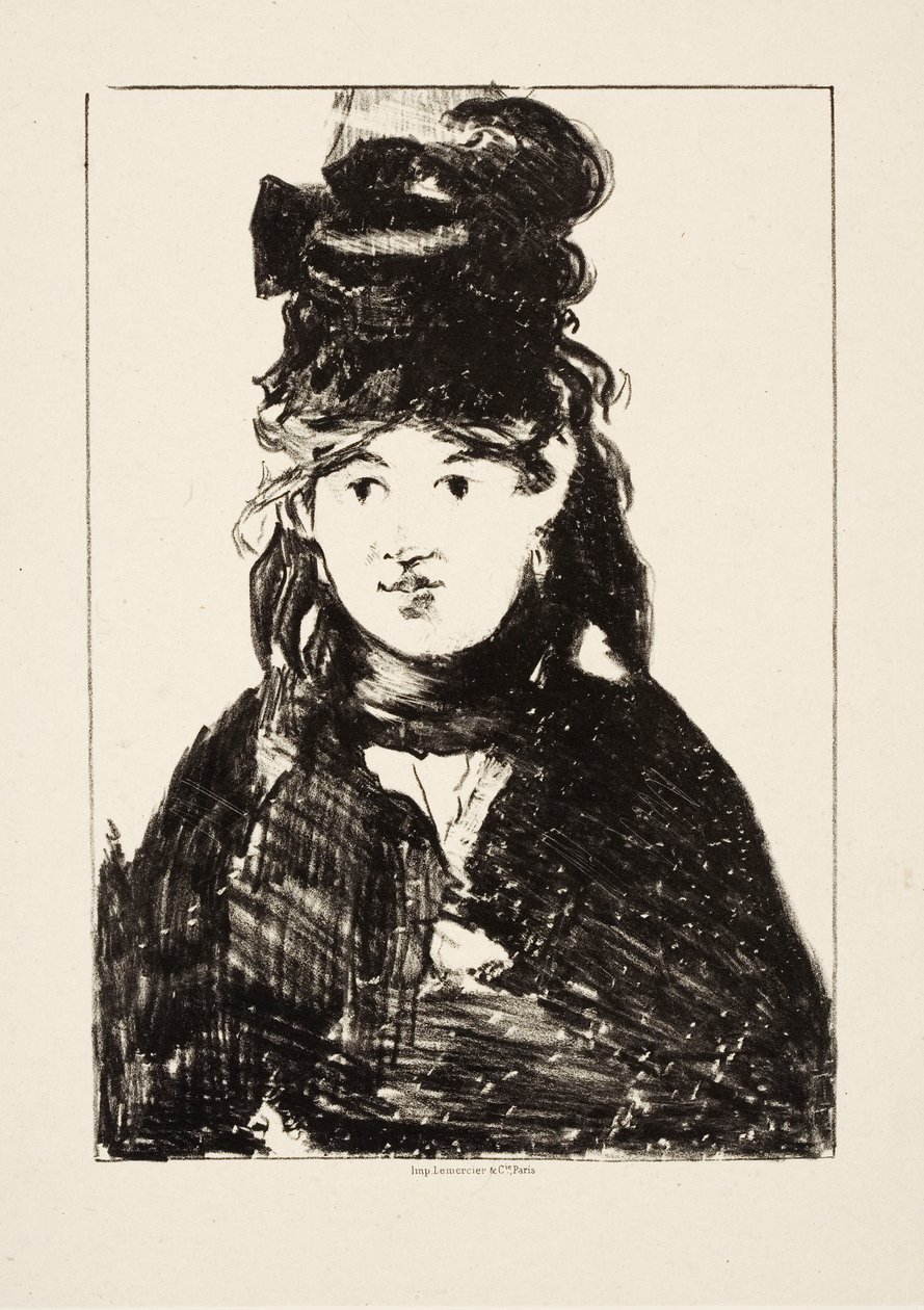 Berthe Morisot, c.1872 de Édouard Manet