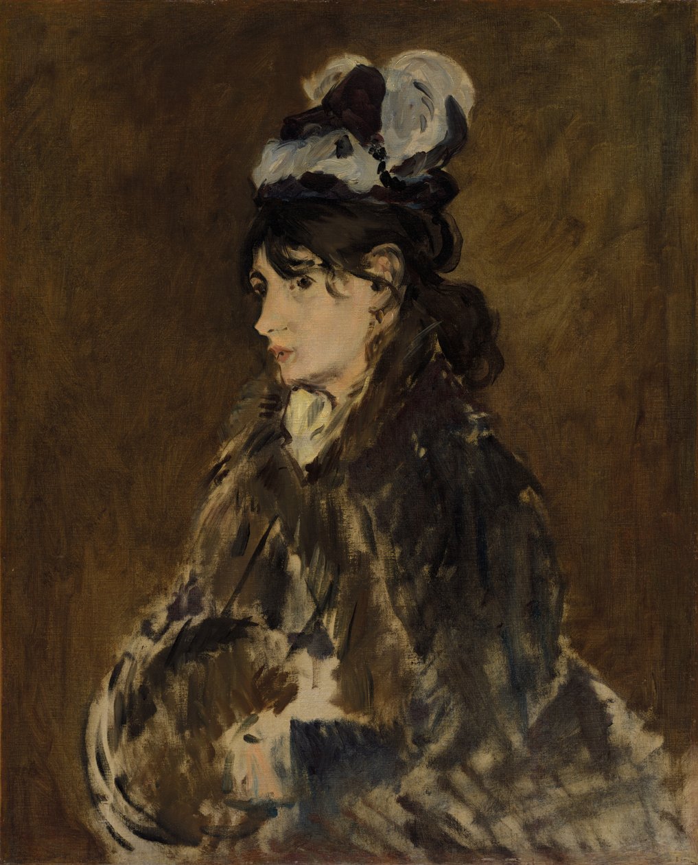 Berthe Morisot, c. 1869-73 de Édouard Manet