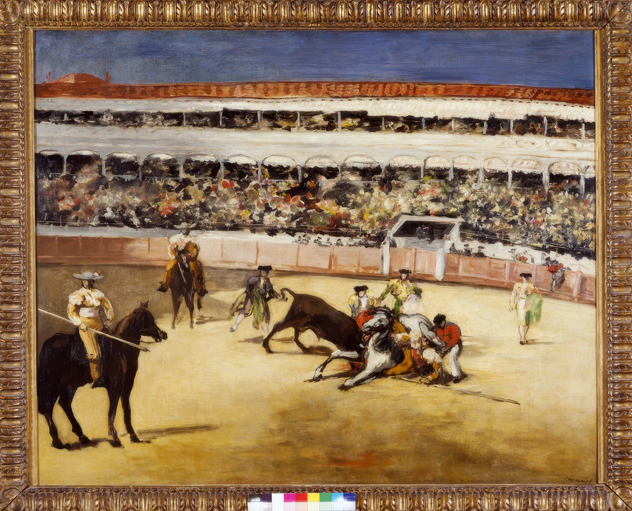 Combate de toros de Édouard Manet