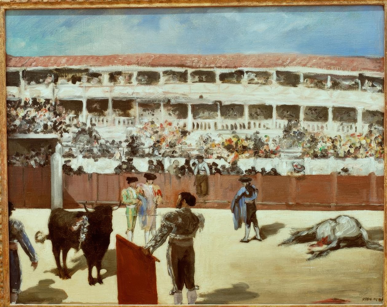 Combate de toros de Édouard Manet