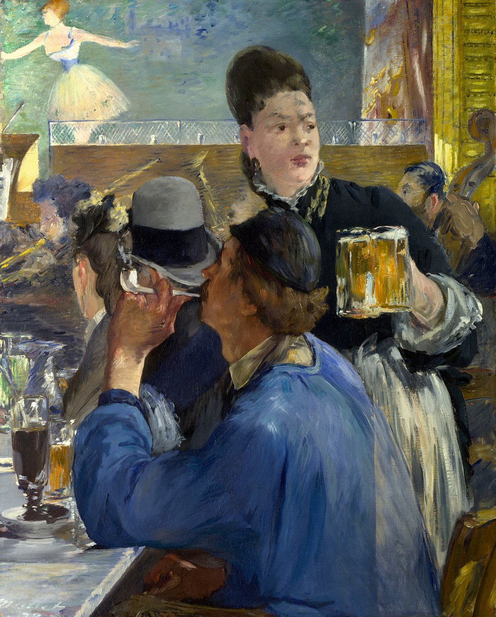 Esquina de un Café-Concierto de Édouard Manet