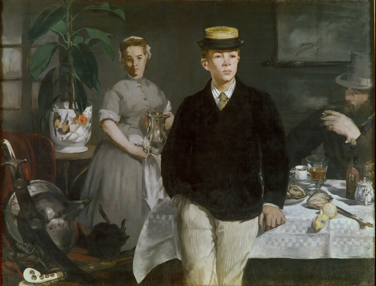 Almuerzo en el estudio de Édouard Manet