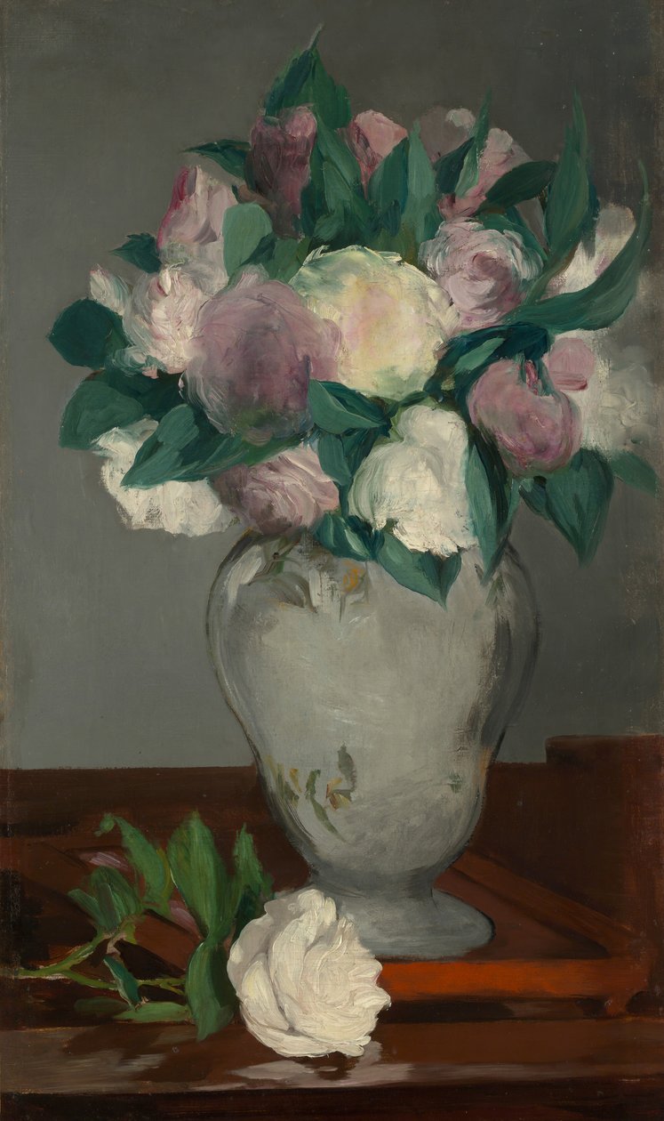 Peonías de Édouard Manet