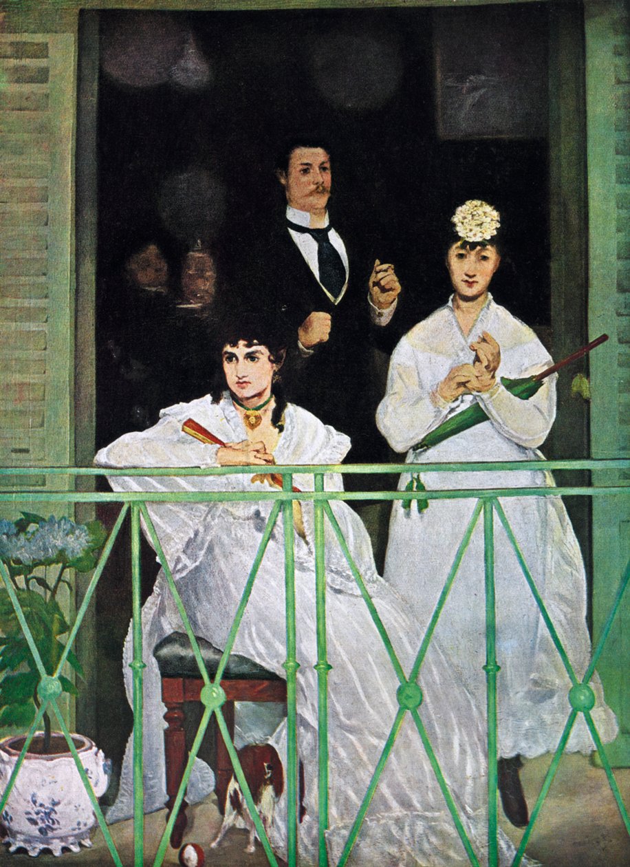 El balcón, 1868-1869 de Édouard Manet