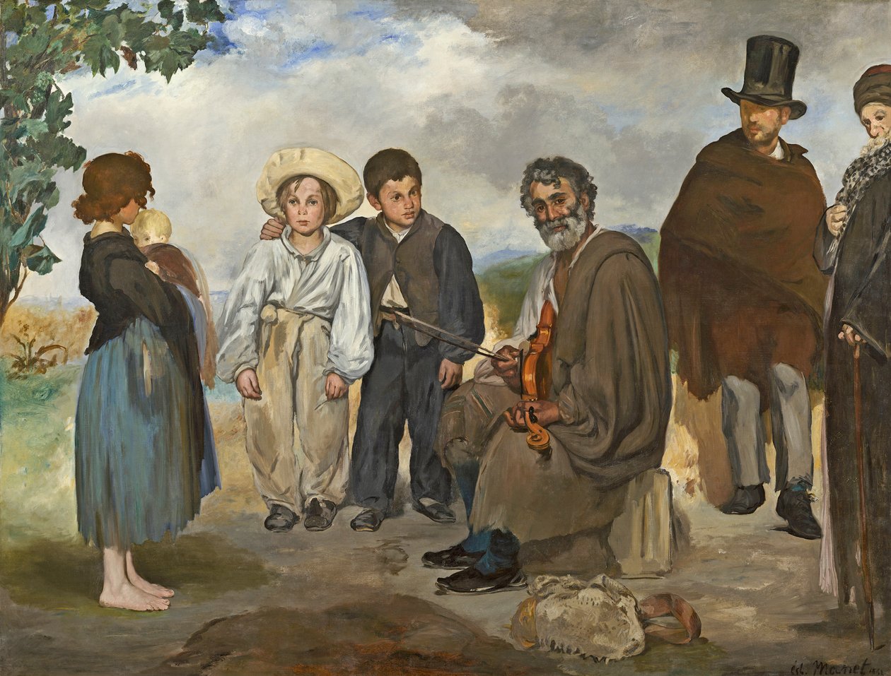 El viejo músico de Édouard Manet