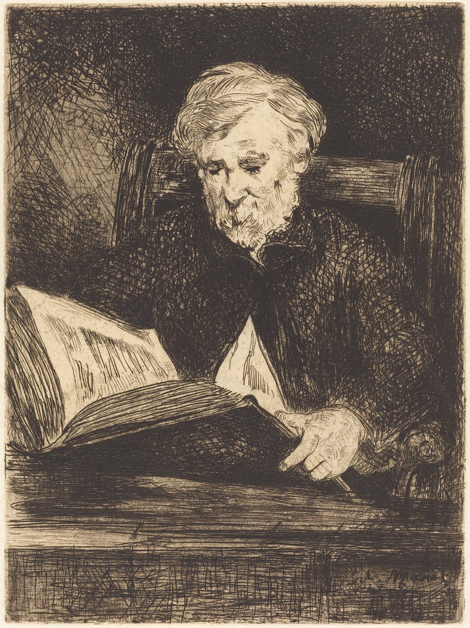 El lector Le liseur de Édouard Manet