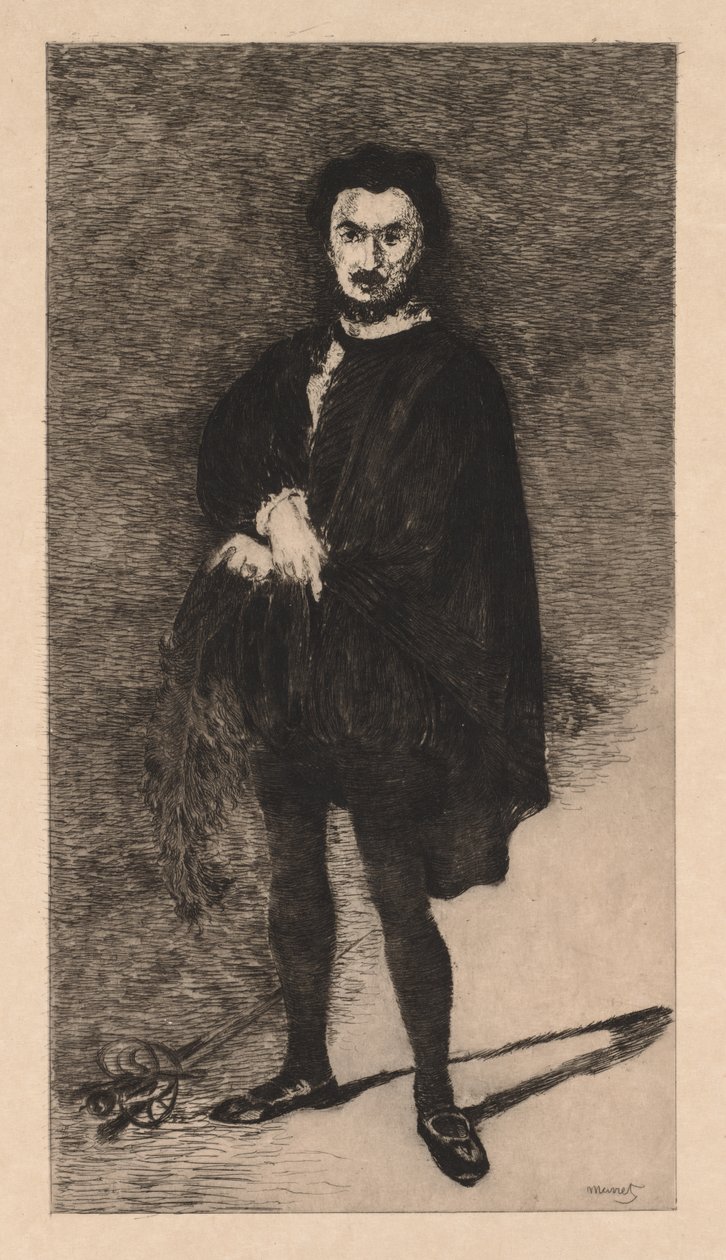 The Tragic Actor de Édouard Manet