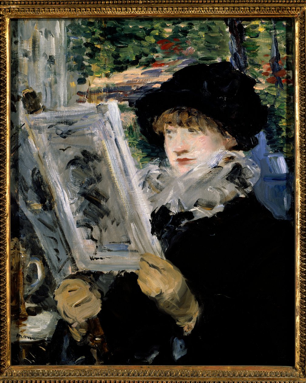 Mujer leyendo de Édouard Manet