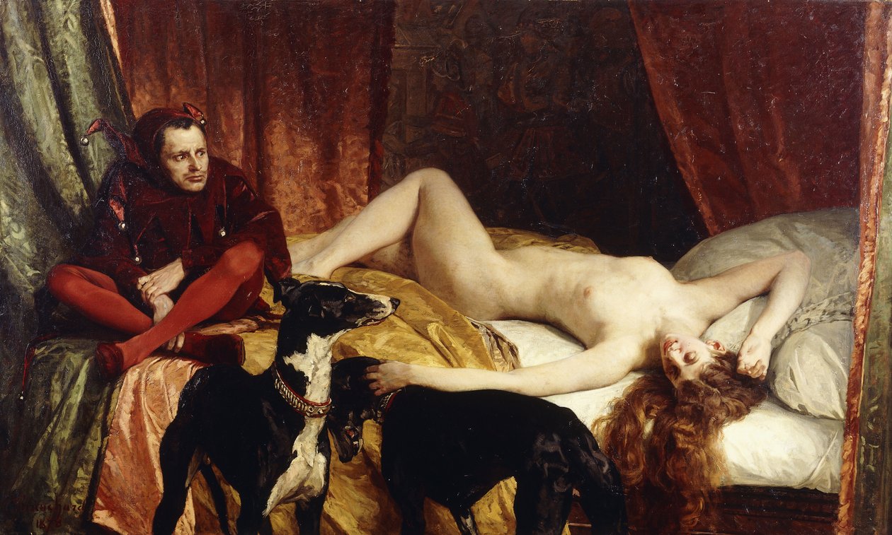 El bufón, 1868 de Edouard Theophile Blanchard
