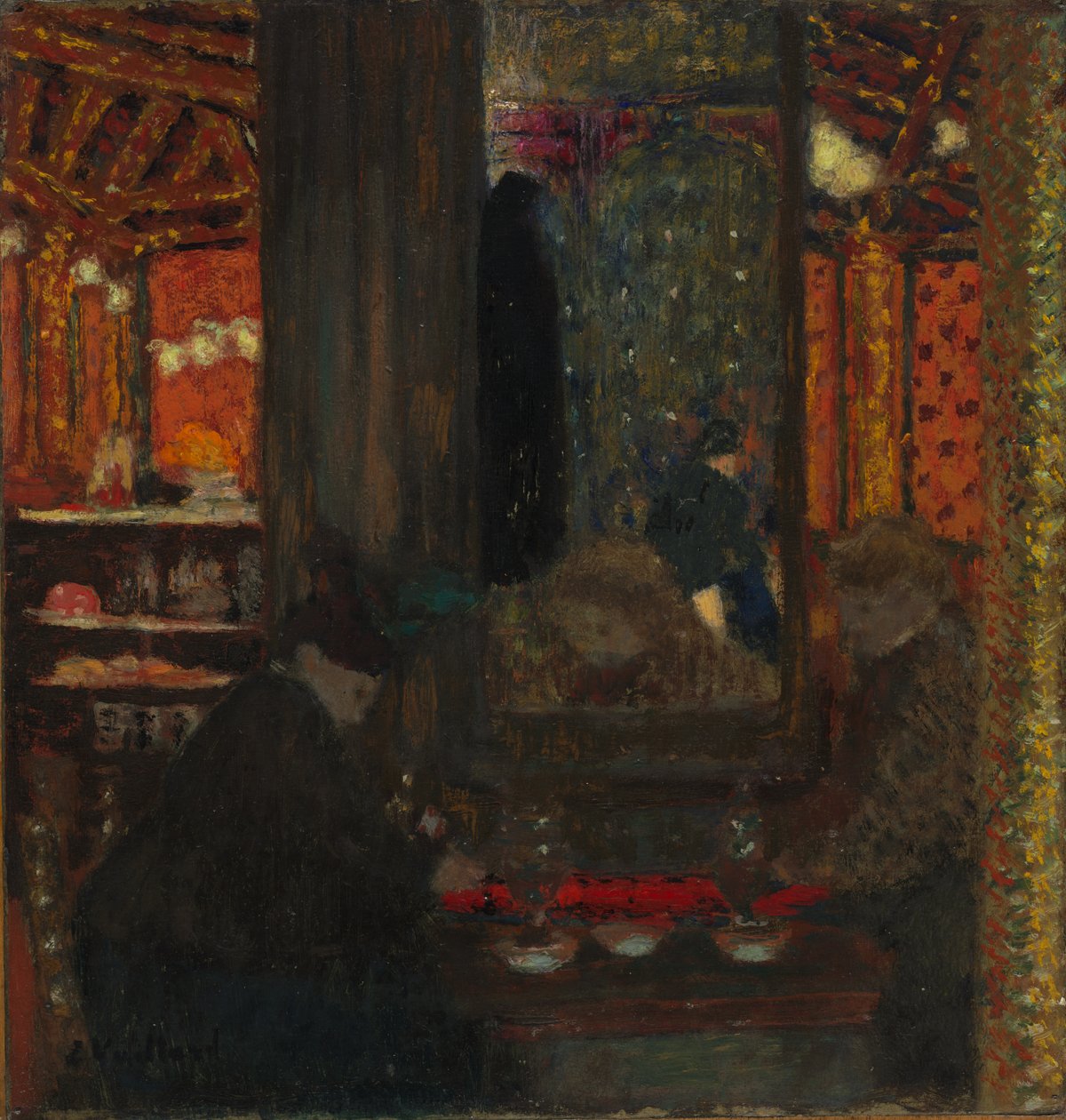 En el café de Edouard Vuillard