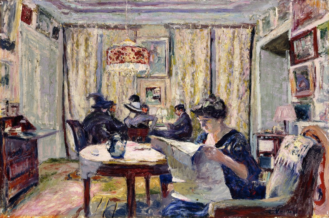 Jugadores de bridge de Edouard Vuillard