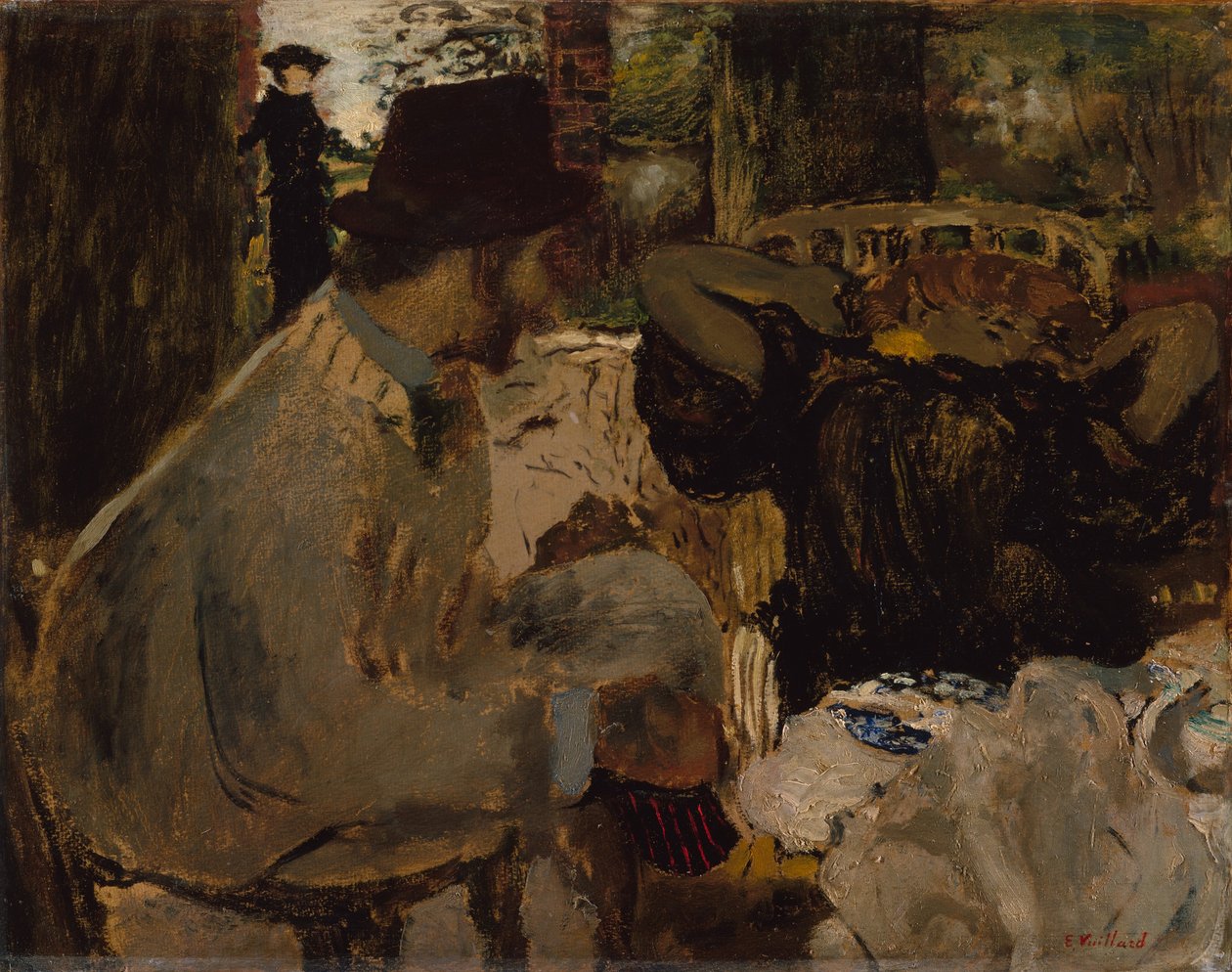 Conversación, 1897-8 de Edouard Vuillard