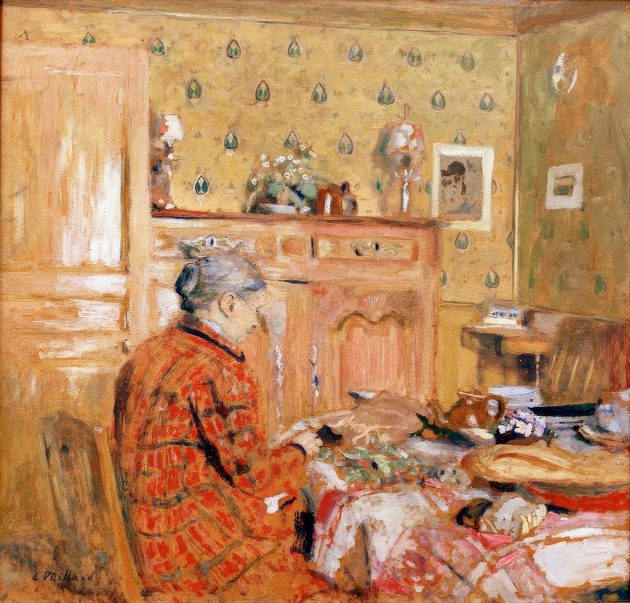 El desayuno de Edouard Vuillard