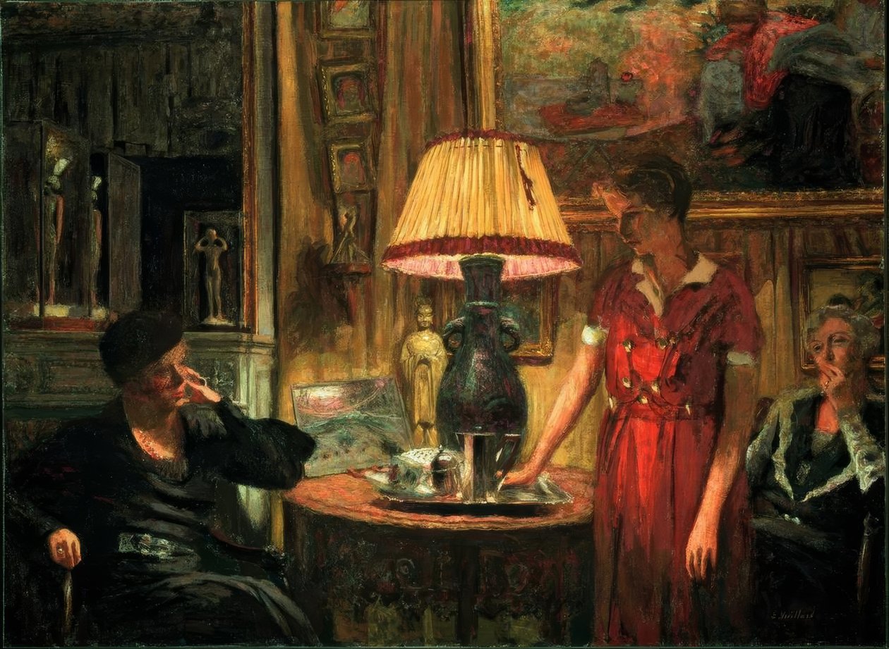 La Visita de Edouard Vuillard