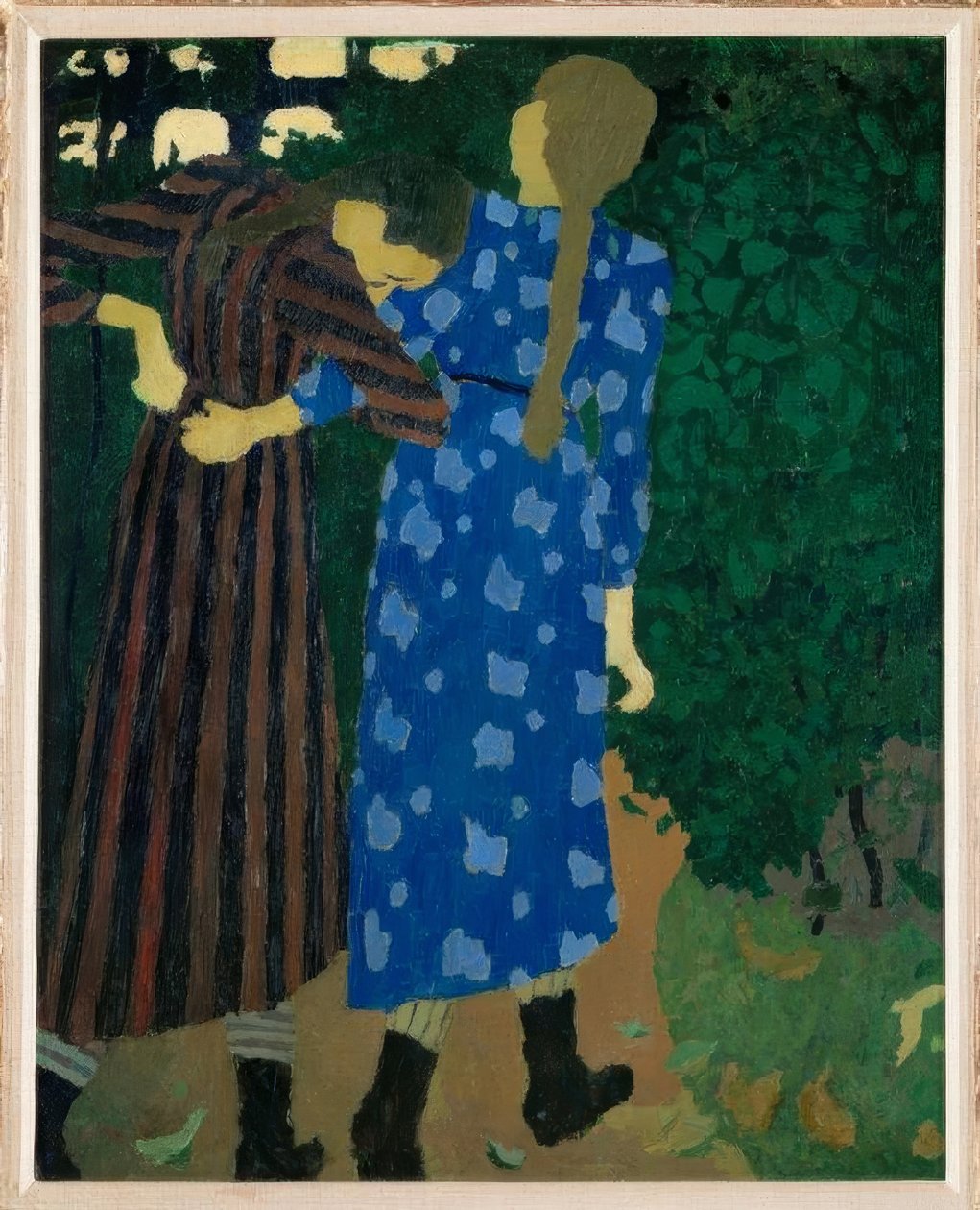 Niñas paseando de Edouard Vuillard