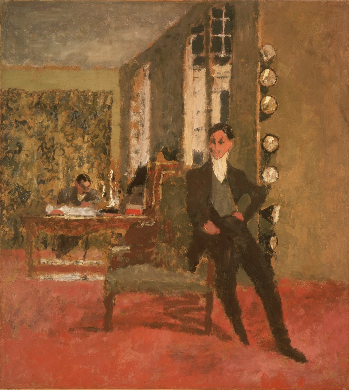 Los marchantes de arte (los hermanos Bernheim-Jeune) de Edouard Vuillard