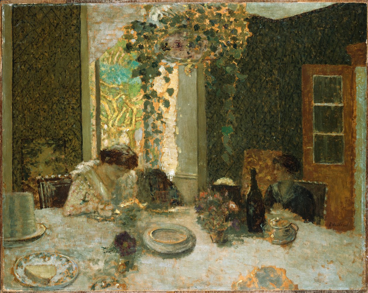 El comedor, c.1900 de Edouard Vuillard