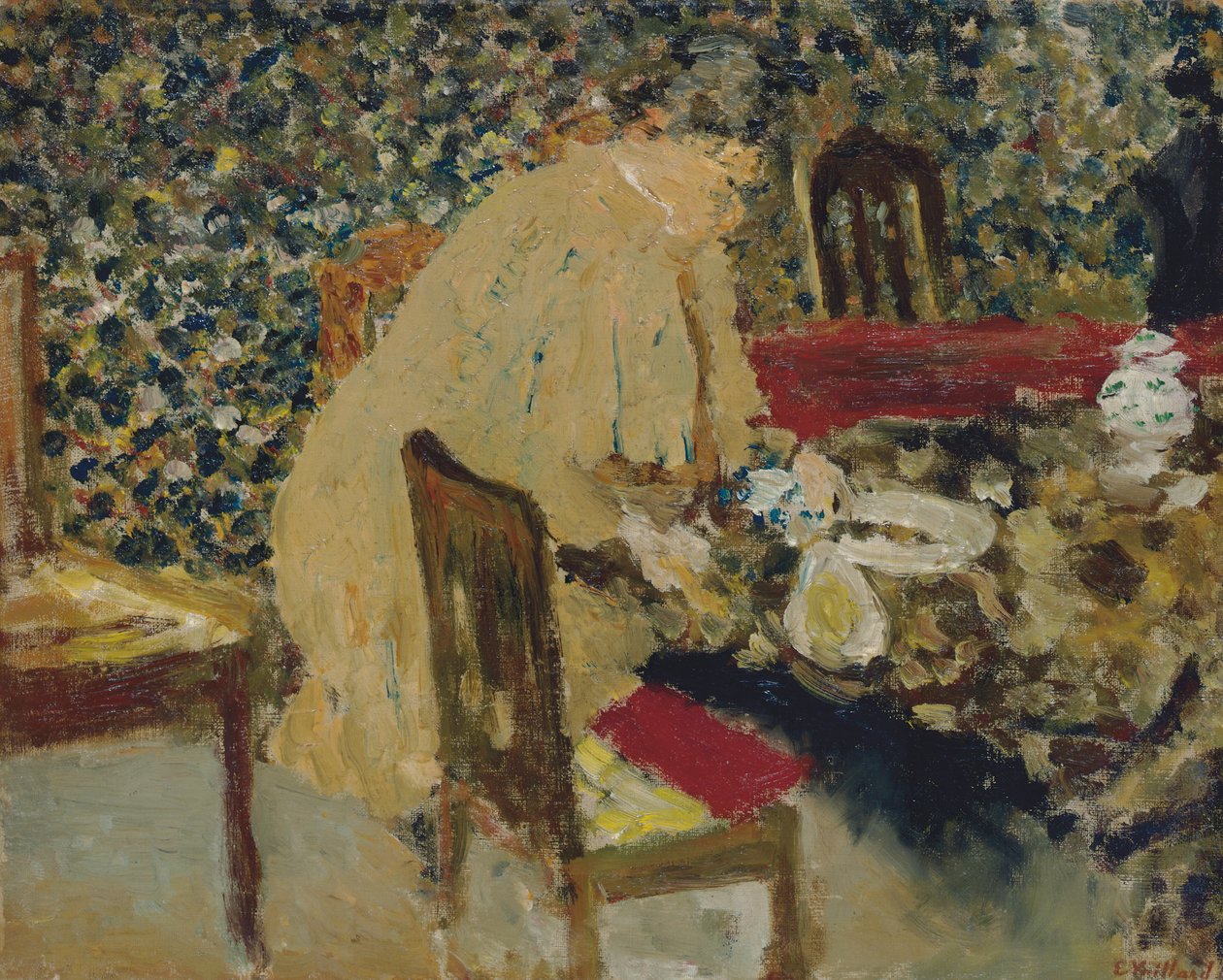 El Almuerzo, c.1895 de Edouard Vuillard