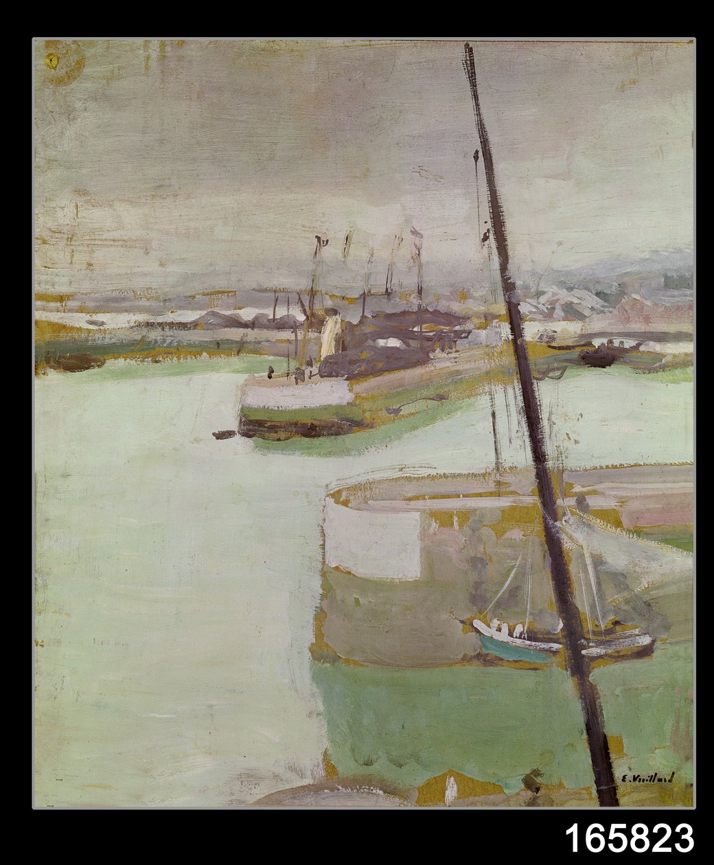 El puerto de Honfleur, 1919 de Edouard Vuillard