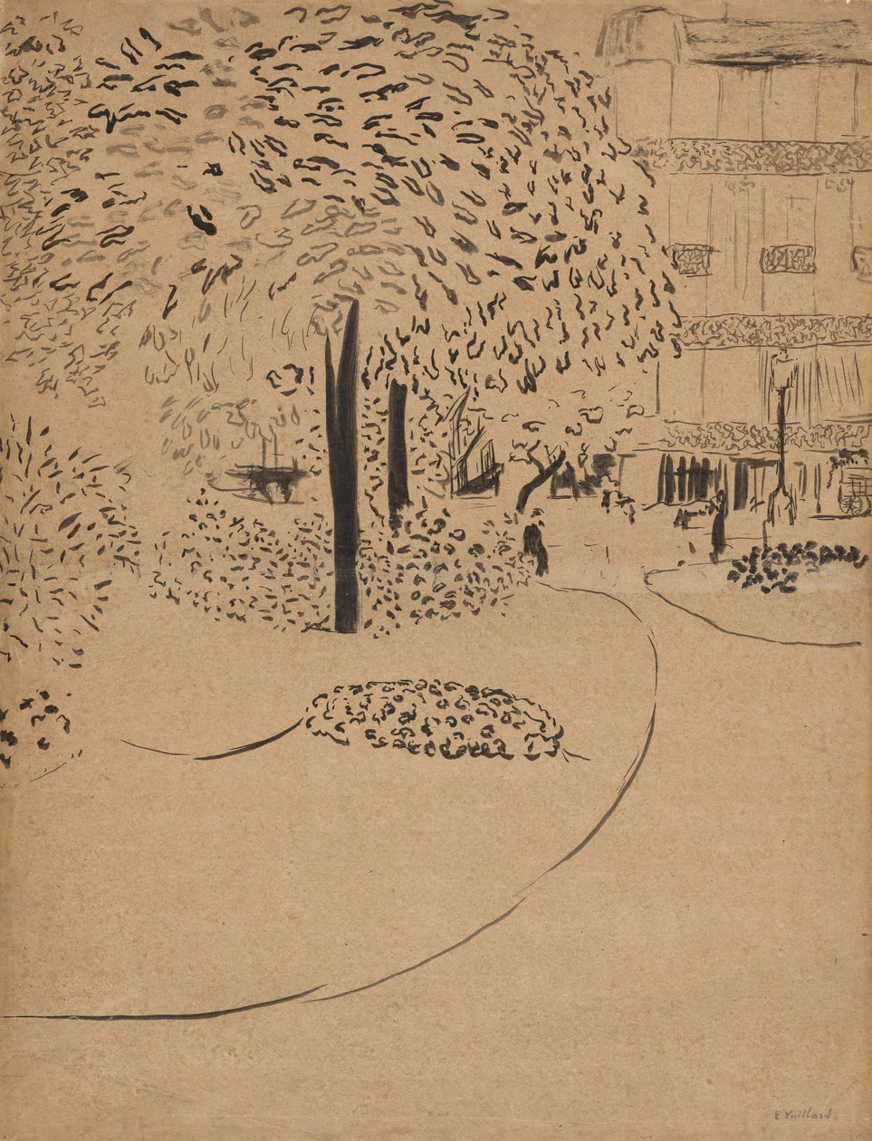 La Plaza, 1910 de Edouard Vuillard