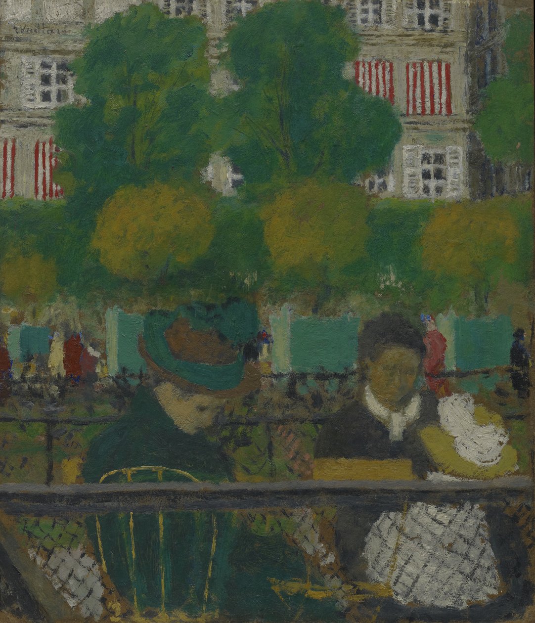 Los Jardines de las Tullerías, París de Edouard Vuillard