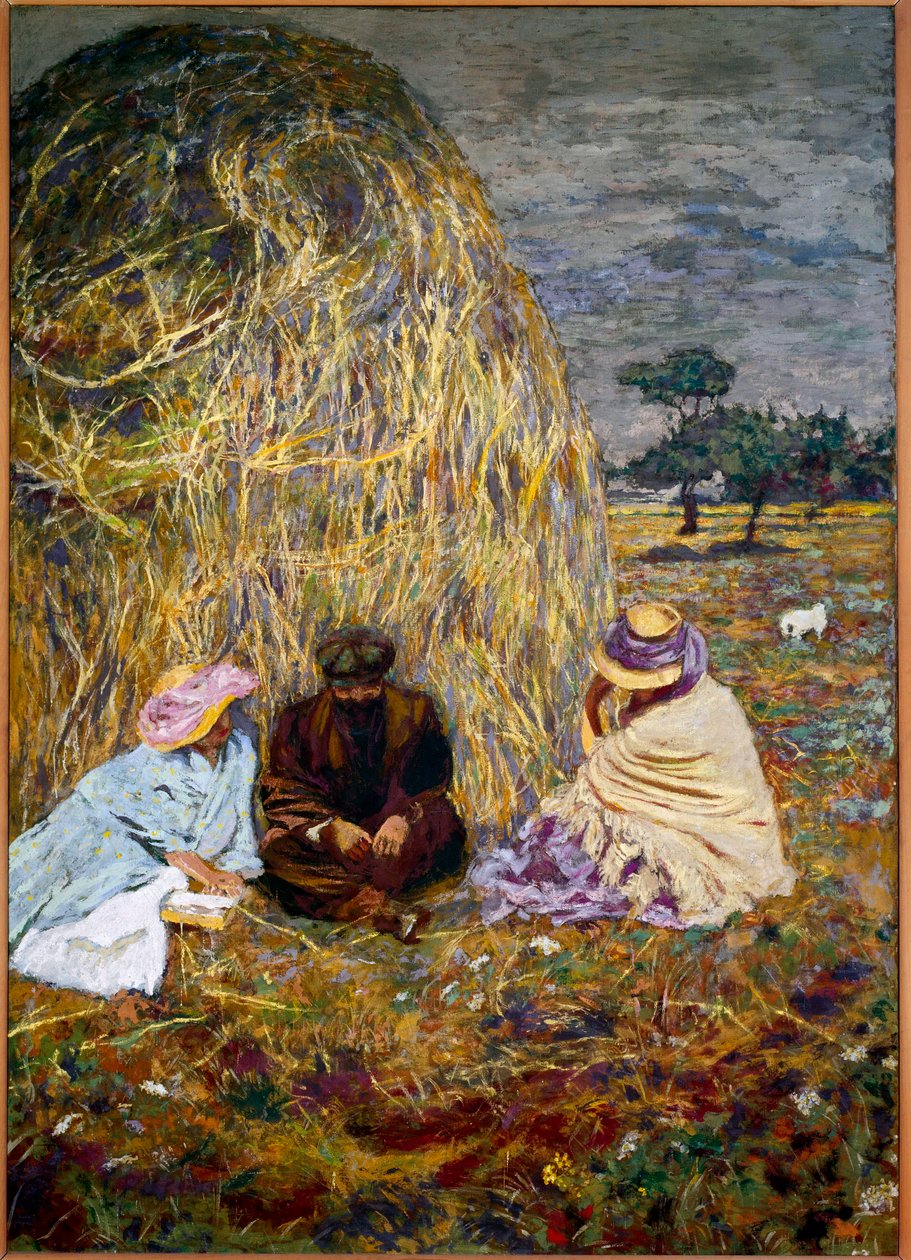 La rueda de los tres caminantes de Edouard Vuillard