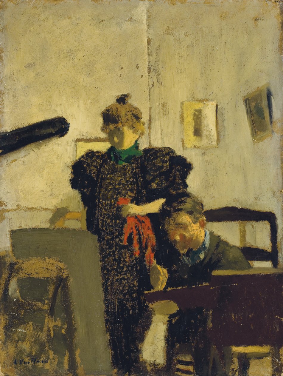 Vallotton en los Natansons, 1897 de Edouard Vuillard